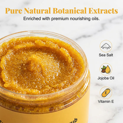 🥳 HEISSER SALE 2026 – 50% RABATT! 💞 70.000+ VERKAUFT ! Turmeric Exfoliating Body Scrub