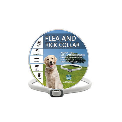 🥳2026 HOT SALE🥳💞50K+ SOLD!🌿🛡️ 50% OFF! Natural Essential Oil Pet Collar – 8‑month flea & tick protection. Plant‑based, no harsh chemicals. Safe for dogs & cats! 🐾✨-Navalonixcosh®