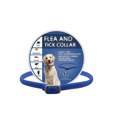 🥳2026 HOT SALE🥳💞50K+ SOLD!🌿🛡️ 50% OFF! Natural Essential Oil Pet Collar – 8‑month flea & tick protection. Plant‑based, no harsh chemicals. Safe for dogs & cats! 🐾✨-Navalonixcosh®