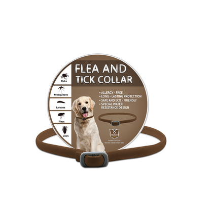 🥳2026 HOT SALE🥳💞50K+ SOLD!🌿🛡️ 50% OFF! Natural Essential Oil Pet Collar – 8‑month flea & tick protection. Plant‑based, no harsh chemicals. Safe for dogs & cats! 🐾✨-Navalonixcosh®