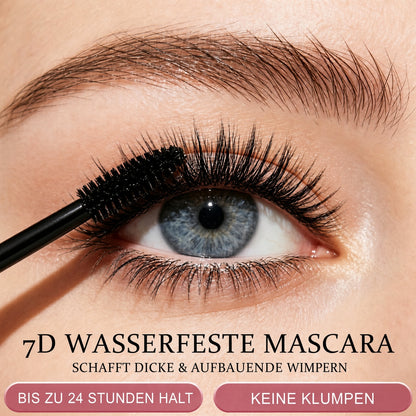 🎁 1+1 GRATIS| 💧 Wischfeste Mascara mit Curl-Effekt – Längere Wimpern ohne Panda-Effekt