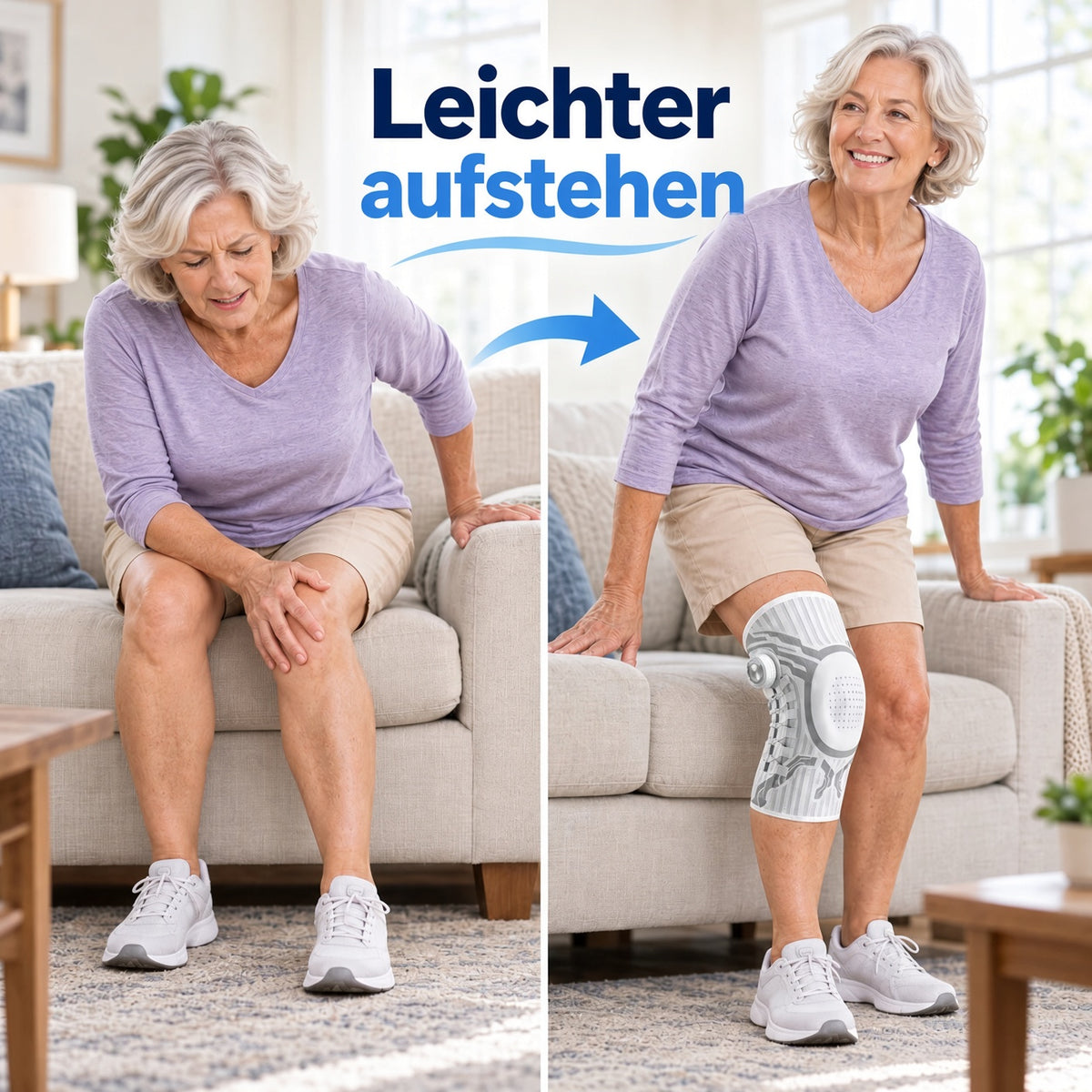 🏆 50% RABATT | 🦵Verstellbare Kniebandage mit Gezielter Kompression & Optimaler Stabilität – Ergonomische Kniestütze für Alltag, Sport & Tägliche Bewegung